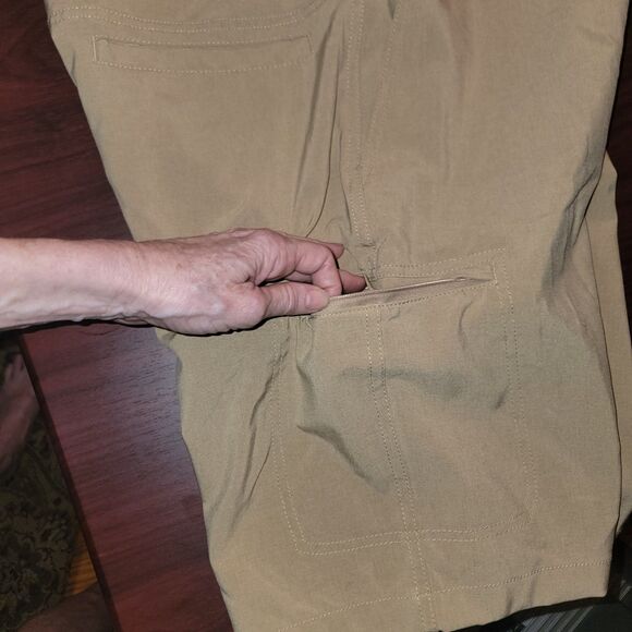 Men's Panama Jack Hybrid Shorts NEW 32W Tan *Stretch, Quick-Dry Easy Care Chino - Picture 14 of 16